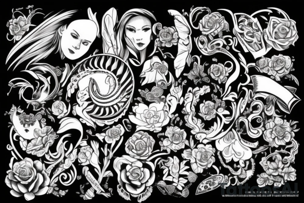 Птица прыгает по скалам на велосипеде tattoo idea