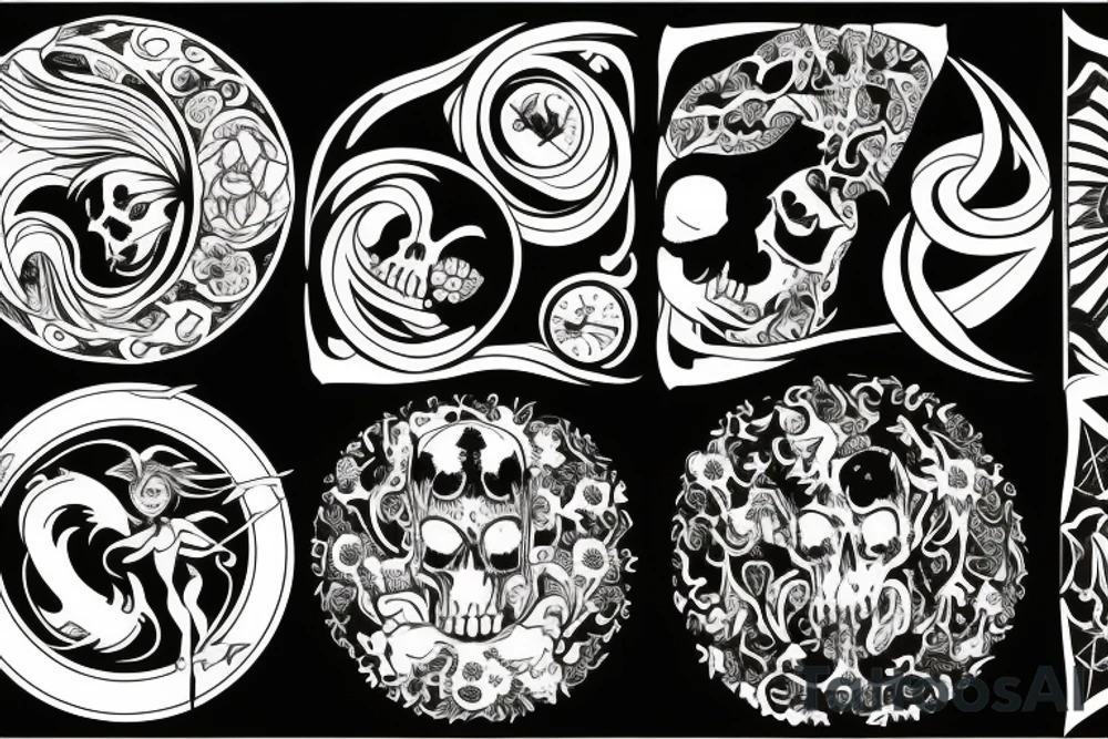 Life and death - 24 - mythical tattoo idea