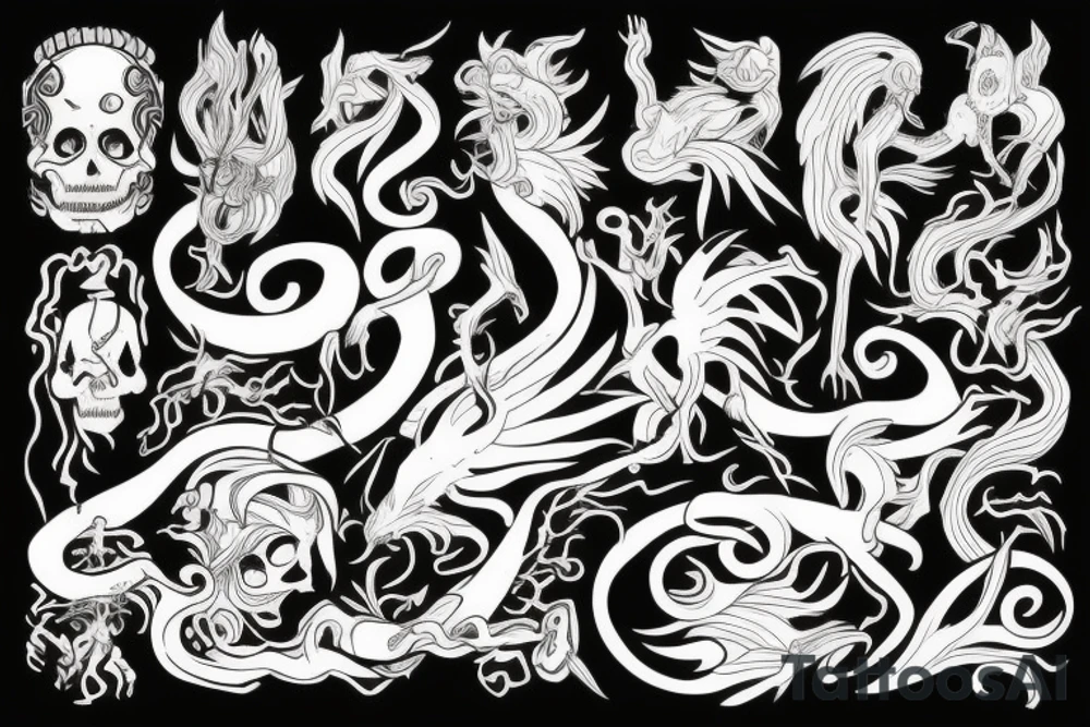Life and death - 24 - mythical tattoo idea