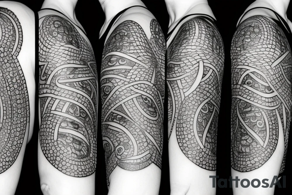 Yin and yang - 24 - mythical - small to medium tattoo idea