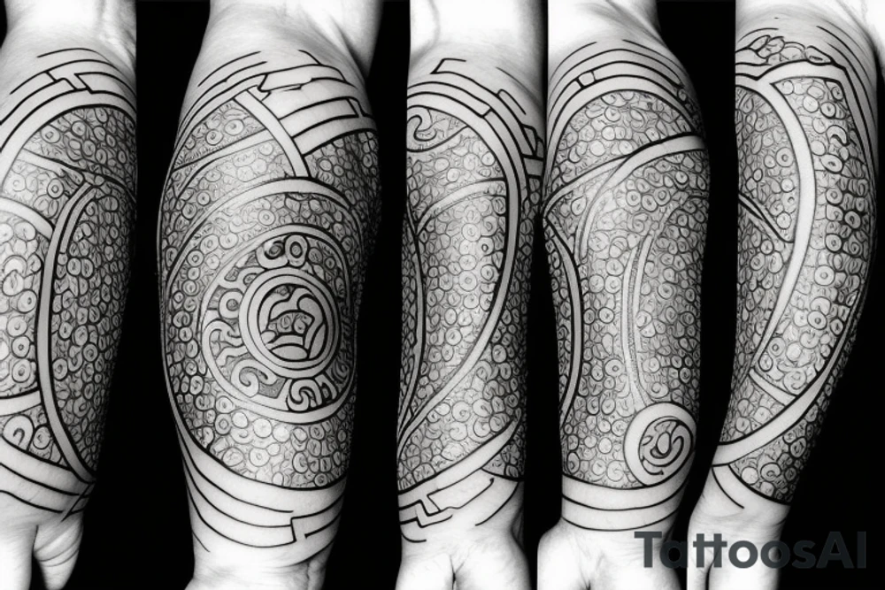 Yin and yang - 24 - mythical - small to medium tattoo idea