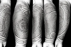 Yin and yang - 24 - mythical - small to medium tattoo idea