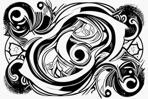 It should have yin and Yang and should contain some ways of 24 tattoo idea