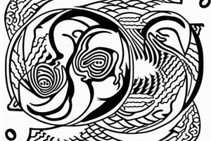 It should have yin and Yang and should contain some ways of 24 tattoo idea