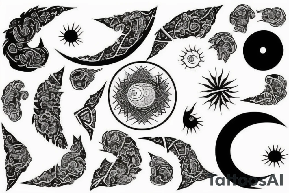 It should have yin and Yang and should contain some ways of 24 tattoo idea