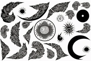 It should have yin and Yang and should contain some ways of 24 tattoo idea