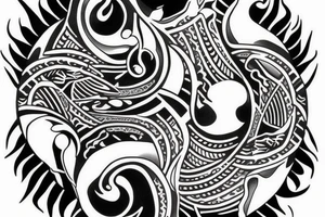 It should have yin and Yang and should contain some ways of 24 tattoo idea