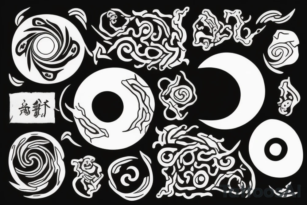 It should have yin and Yang and should contain some ways of 24 and small tattoo idea