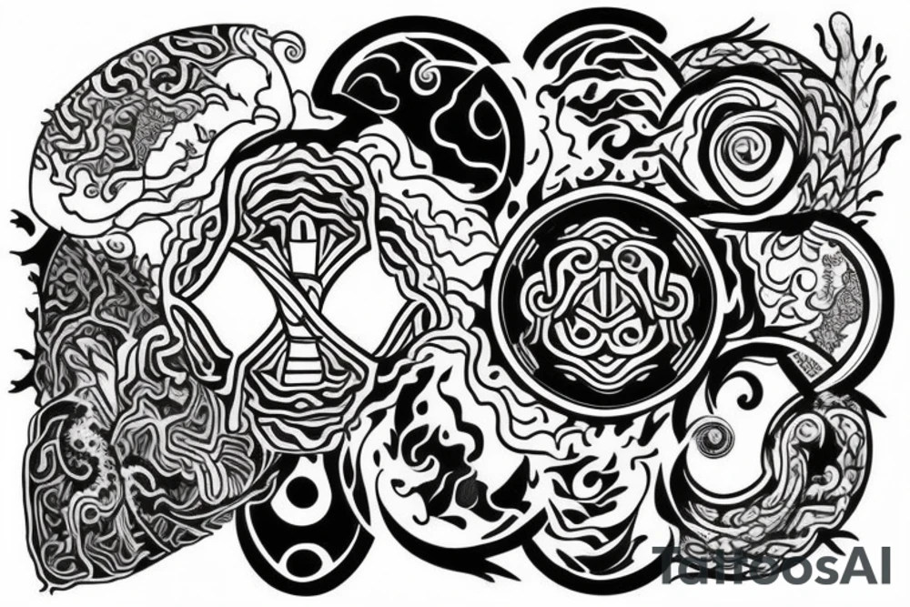 It should have yin and Yang and should contain some ways of 24 and small tattoo idea