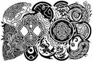 It should have yin and Yang and should contain some ways of 24 and small tattoo idea