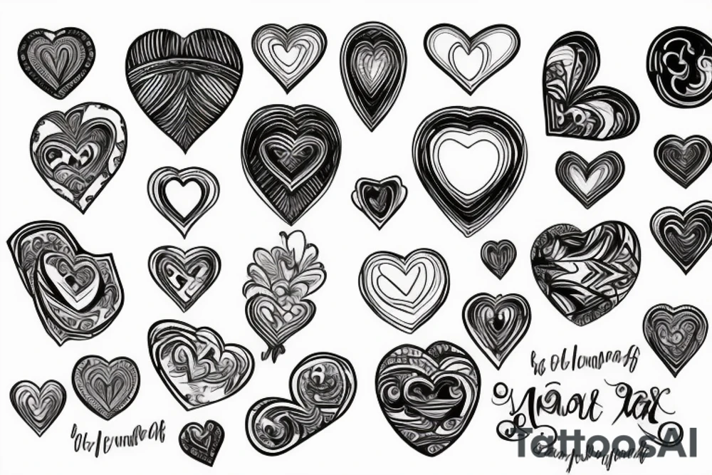 heart tattoo idea