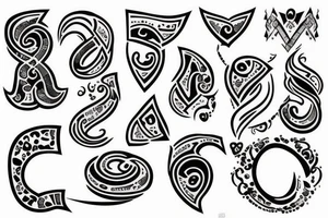 a tatoo number "999" tattoo idea
