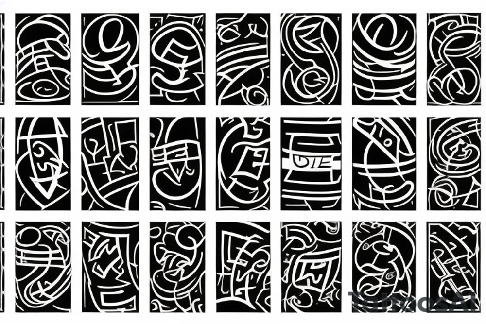 a tatoo number "999" tattoo idea