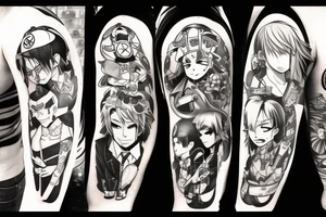 anime 
Chainsaw Man tattoo idea