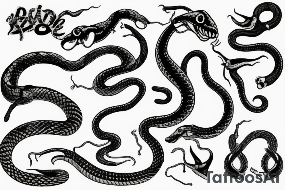 snake tattoo idea
