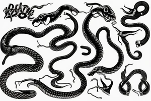 snake tattoo idea