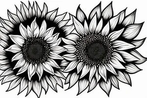 Sunflower tattoo idea