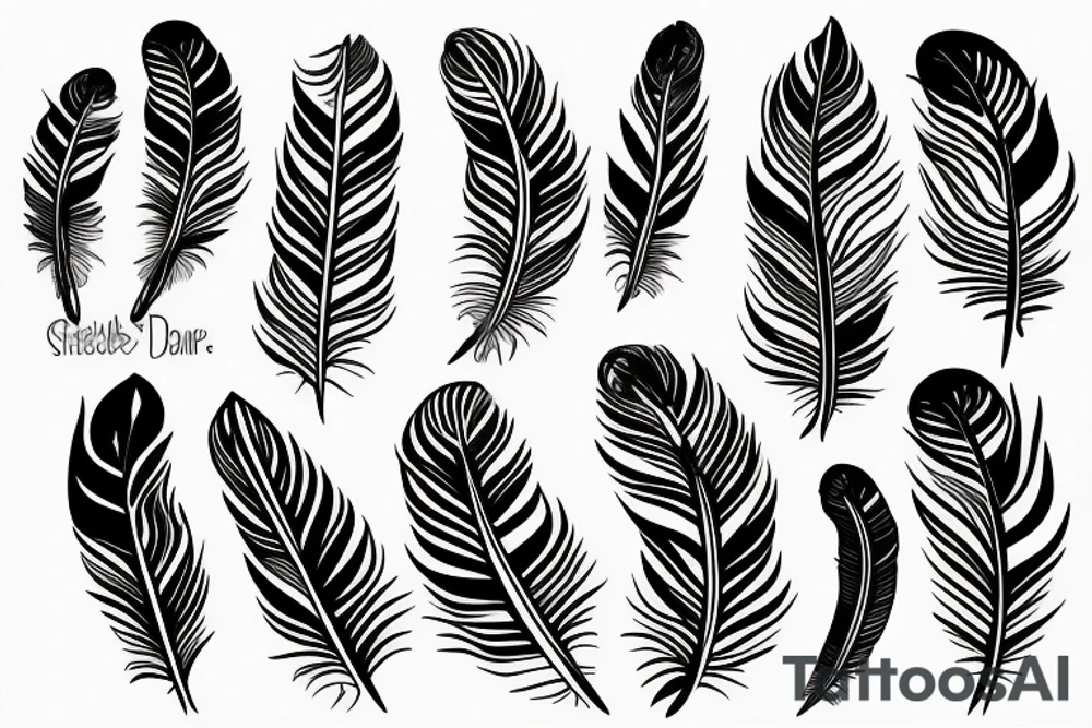 Feather tattoo idea