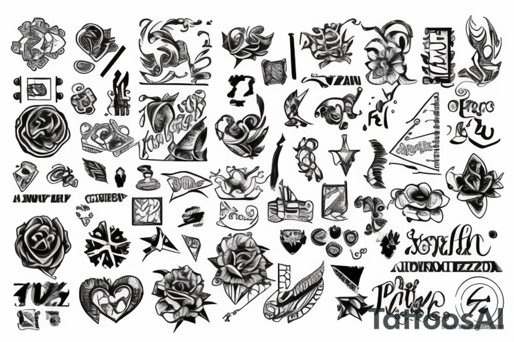 Puzzle piece tattoo idea