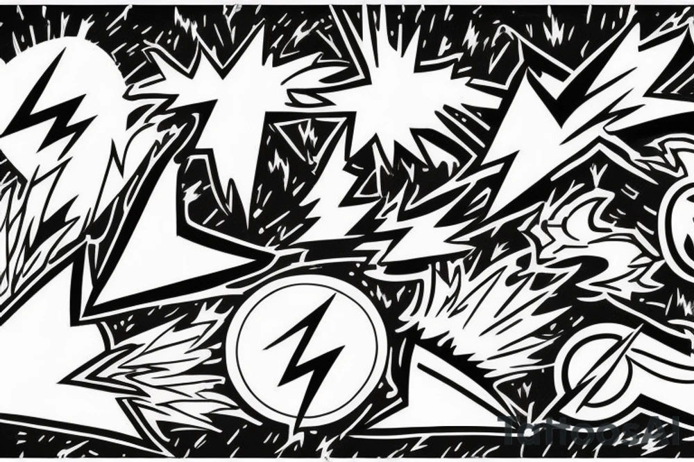 Lightning bolt tattoo idea