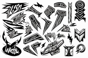 Thor Lightning bolt tattoo idea