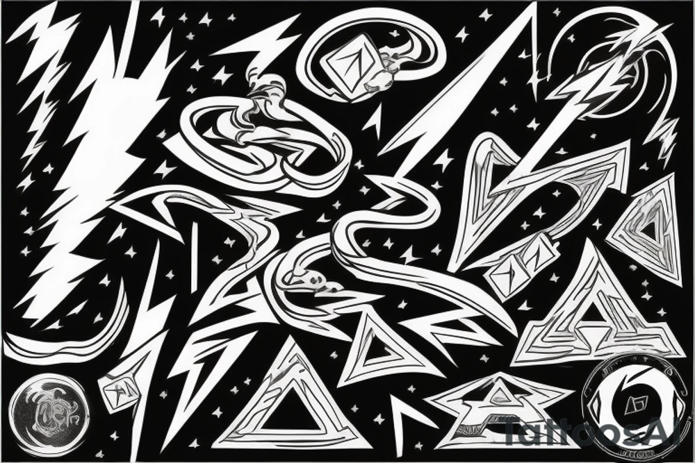 Thor Lightning bolt tattoo idea