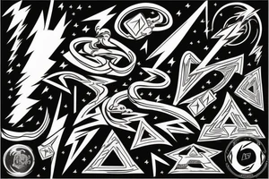Thor Lightning bolt tattoo idea