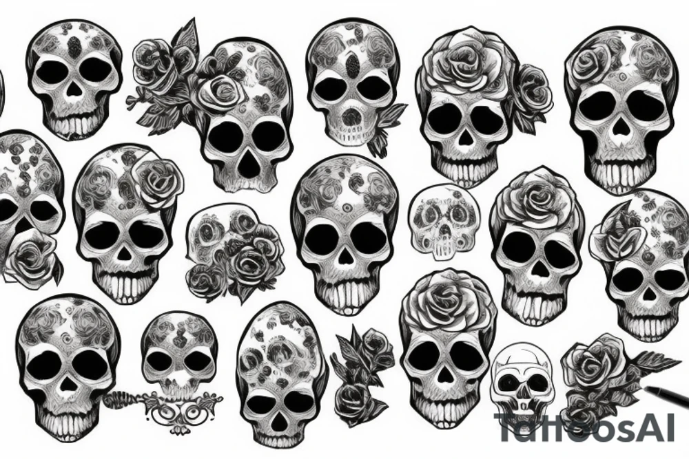 skull tattoo idea