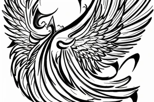 Hourglass with wings tattoo idea