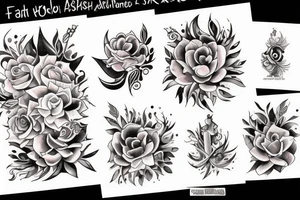 Watercolor splash tattoo idea