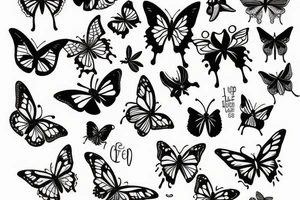 A butterfly tattoo idea