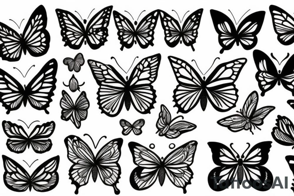 A butterfly tattoo idea