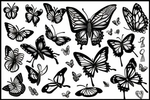 A butterfly tattoo idea