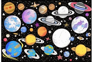 Outer space planets galaxy super nova tattoo idea