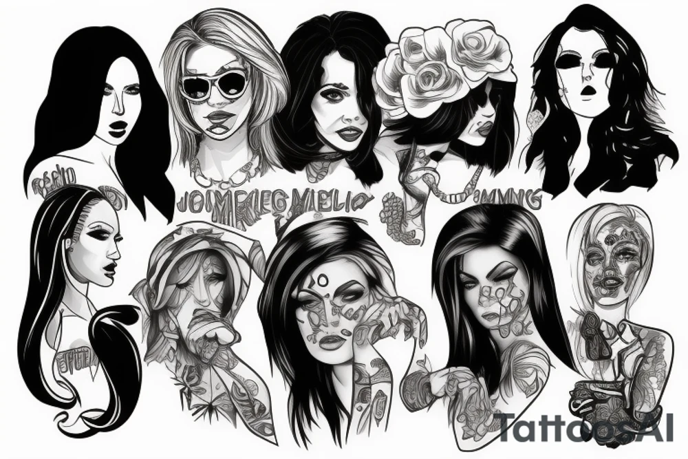 Famous female criminals / drug kingpins / criminal masterminds tattoo idea