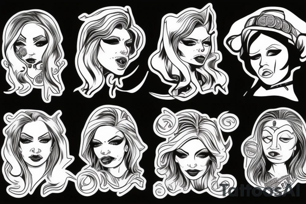 Famous female criminals / drug kingpins / criminal masterminds tattoo idea