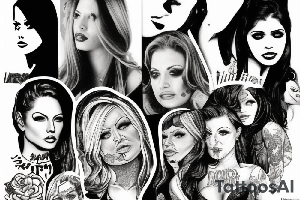 Famous female criminals / drug kingpins / criminal masterminds tattoo idea