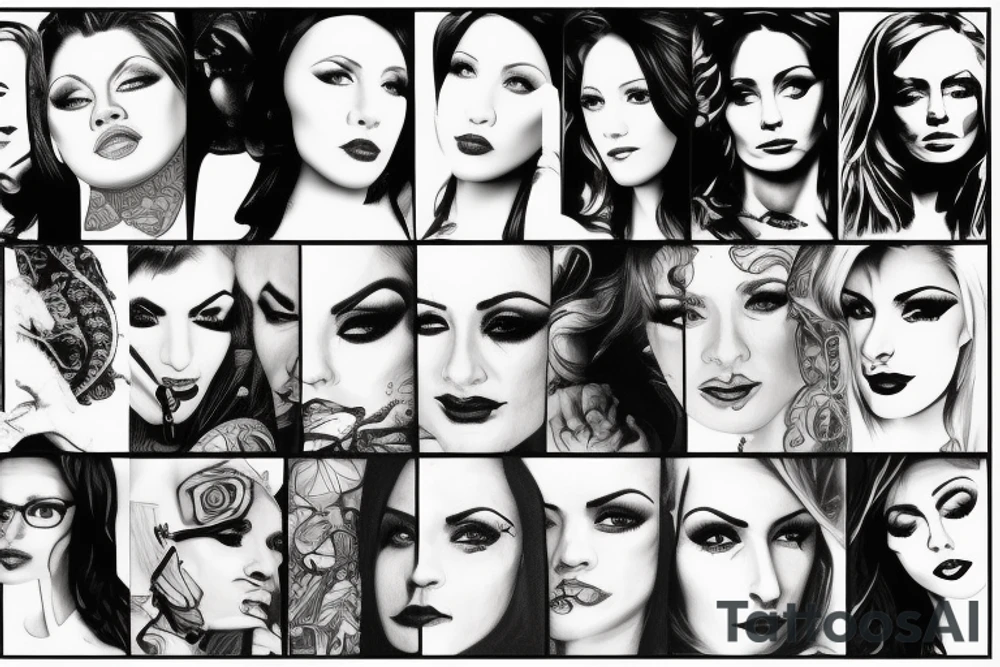 Famous female criminals / drug kingpins / criminal masterminds tattoo idea