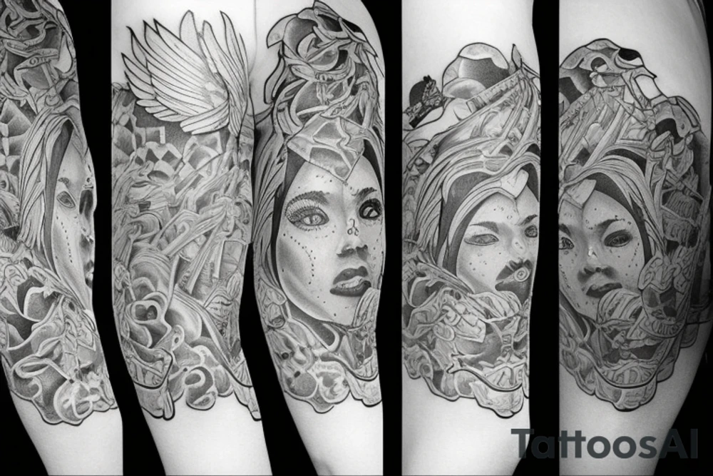 ampulheta tattoo idea