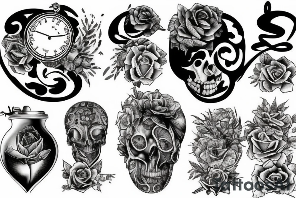 time tattoo idea