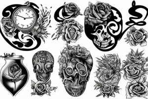 time tattoo idea