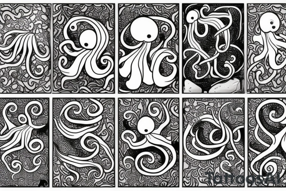 a little octopus tattoo idea
