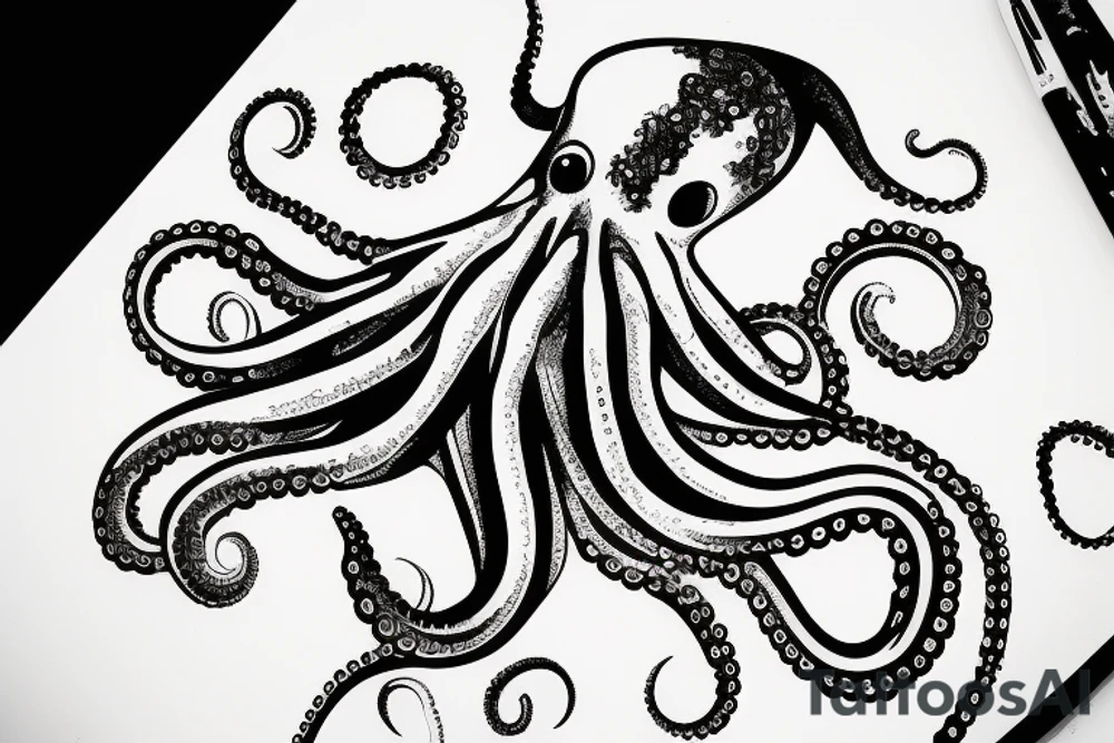 a little octopus tattoo idea