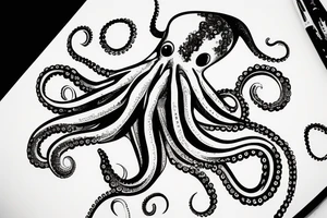 a little octopus tattoo idea