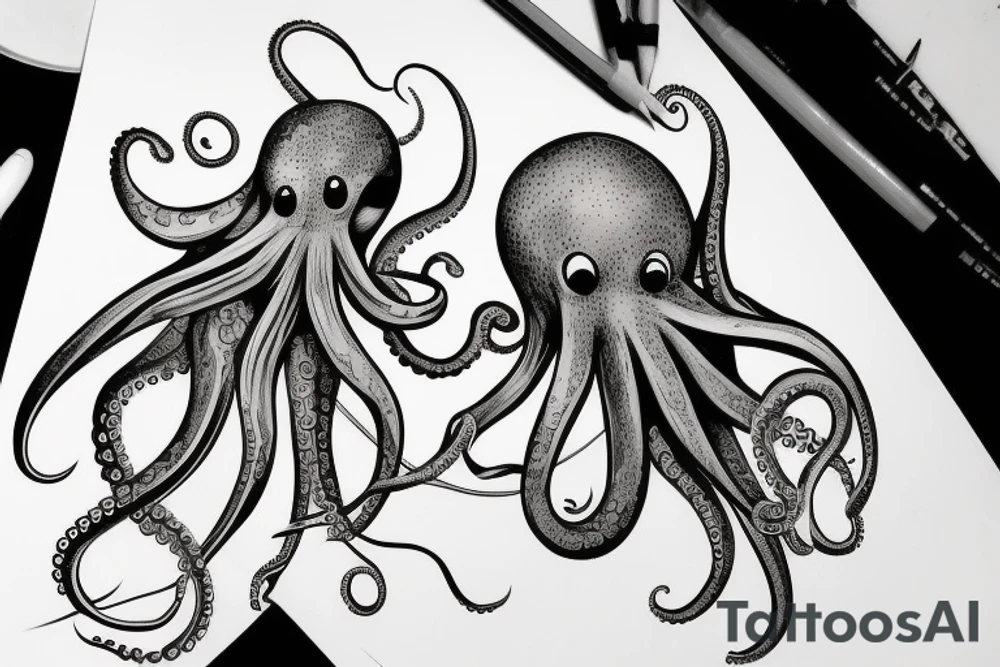 a little octopus tattoo idea