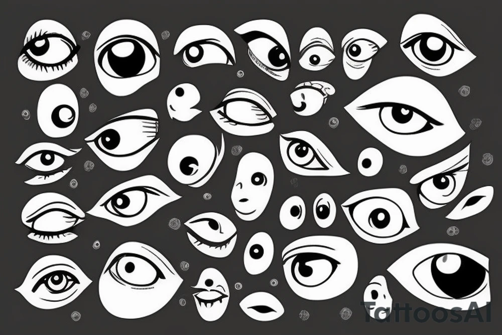 a eye tattoo idea