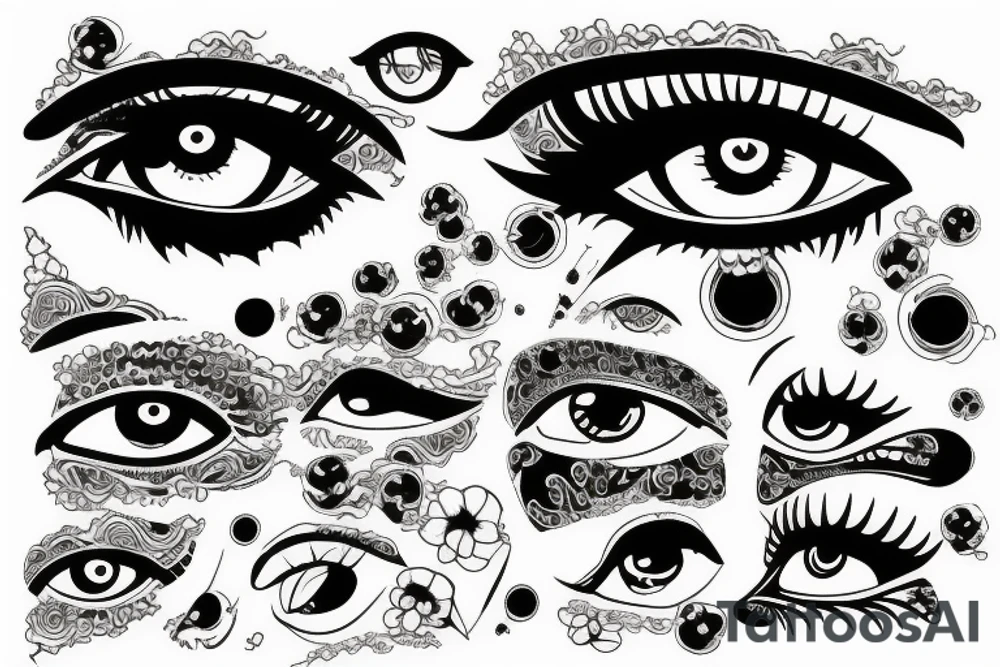 a eye tattoo idea