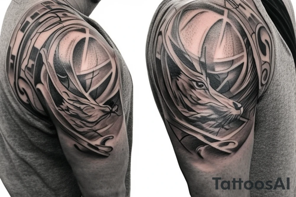 - [ ] Sleeve tattoo that connects with the upper right quadrant of my back  Up my trapezius muscle to just below collar height and a little bit onto my chest. 
- I want spellwork sketched out over my whole arm, shoulder and a spilling over onto my upper back, collar bone and chest
- this tattoo is intended to be my omage/ tribute to my love of Dungeons & Dragons and all things high fantasy.
- The inspiration/ idea was what if a wizard/ sorcerer tattooed their various spells directly onto their skin instead of a spell book… sygils, arcane equation, illustrations of hand motions/ material components, and scripts in forgotten languages. tattoo idea