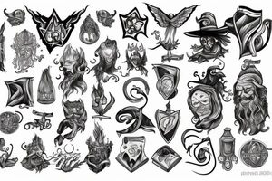 Wizard tattoo tattoo idea