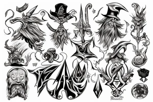Wizard tattoo tattoo idea
